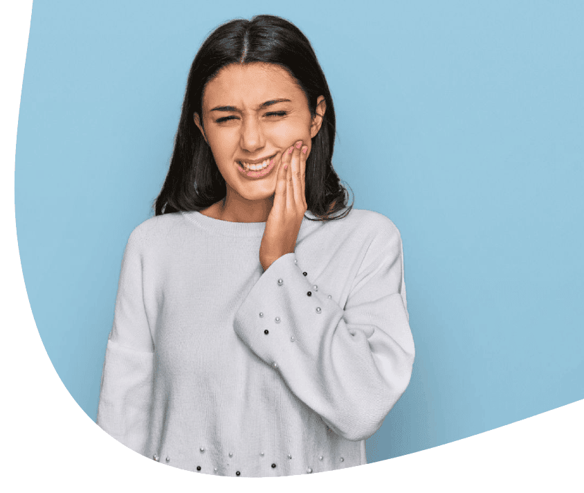 Ból zęba u młodej kobiety