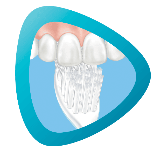 Szczoteczka do zębów szczotkująca zęby